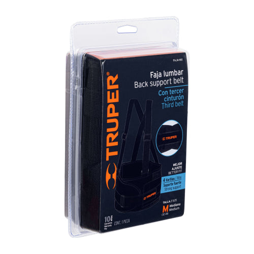 Faja Lumbar Ajustable con Tirantes - Soporte Óptimo