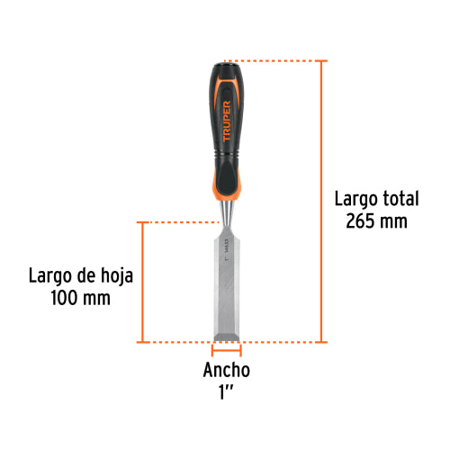 Formon 1" FT-1 - Herramienta Duradera y Ergonómica