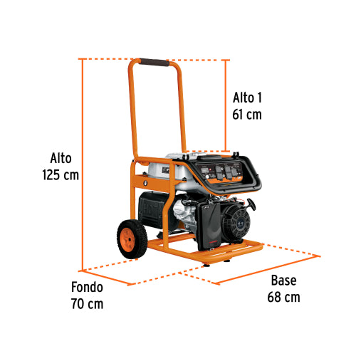Generador Eléctrico Gasolina 8000W ✔️ Potente y Confiable