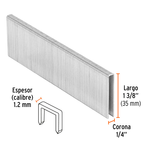 Caja de 5000 Piezas Medida 1 3/8" - Alta Calidad ⚙️