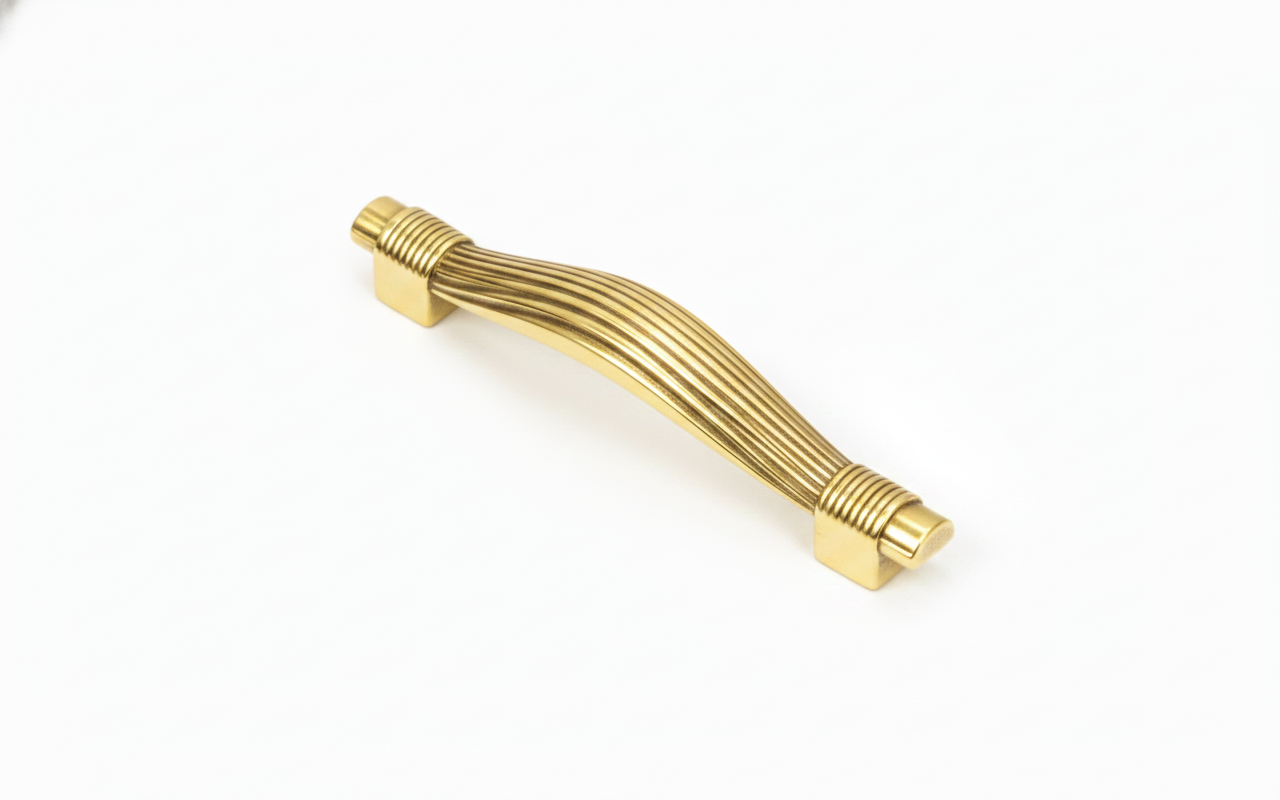 Tirador Latón Brillo 128mm - Elegante y Funcional