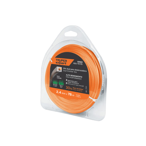 Hilo Dual para Desbrozadora 78m - Resistente y Eficiente