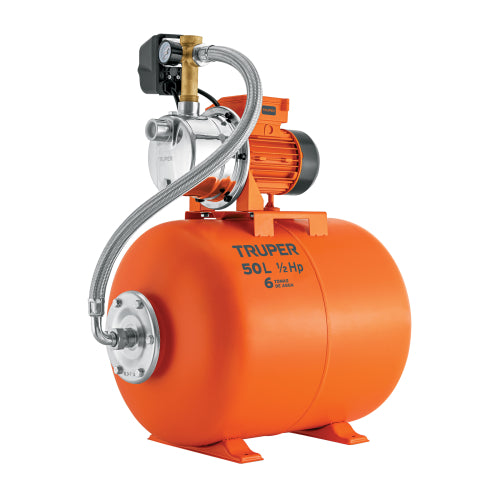 Bomba Hidroneumática 1/2HP, 50LTS - Alta Eficiencia