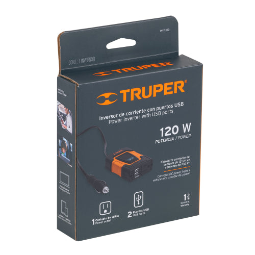 Adaptador de 12V a 120V USB y Cuello Ajustable