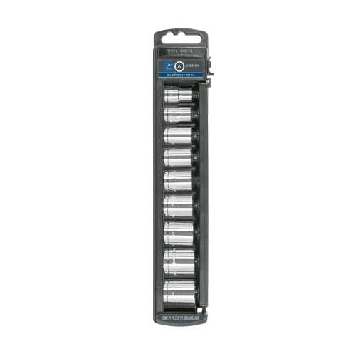 Estuche con Dados 10-18 mm en Acero Cromo Vanadio
