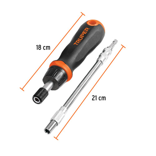 Juego de Puntas y Dados Profesional - 18 lb-ft Torque