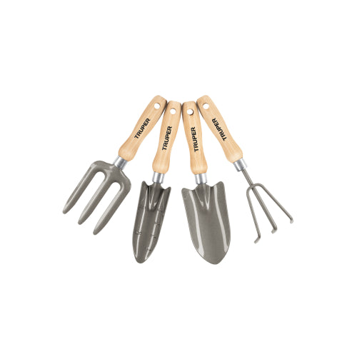 Kit de 4 Herramientas Jardinería 6" - Esencial para tu Jardín