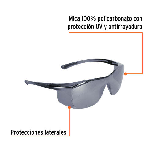 Gafas Ultraligeras Espejo Plata - Protección UV y Estilo