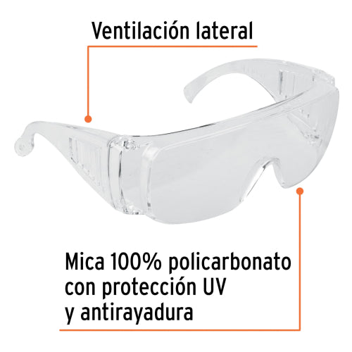 Lentes de Seguridad LEN-ST: Resistentes, UV y Antirayaduras