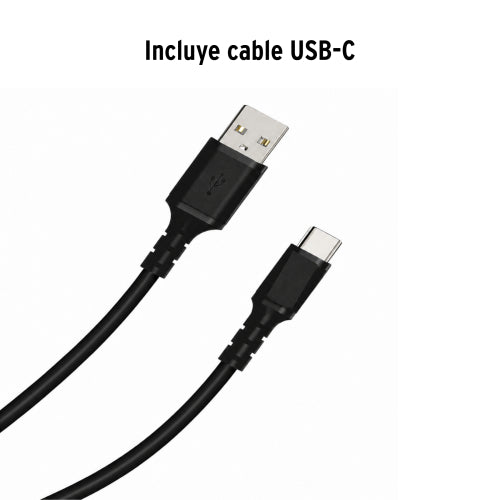Linterna Recargable 3 LEDs Pretul - ABS Resistente