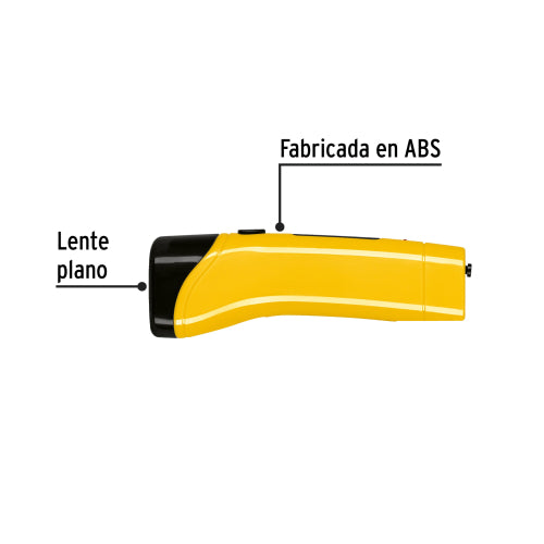 Linterna Recargable 3 LEDs Pretul - ABS Resistente