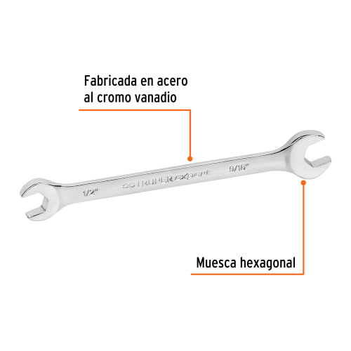 Llave Española 1/2"X9/16" LL-3026