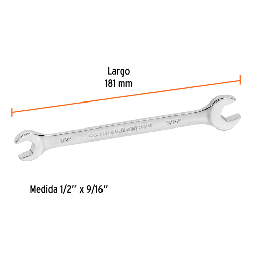 Llave Española 1/2"X9/16" LL-3026