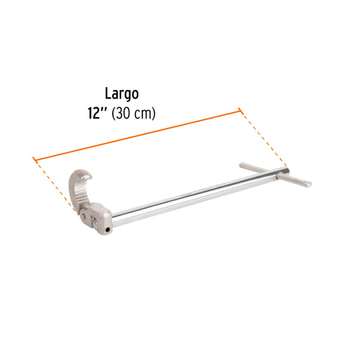 Llave de Acero al Carbono 12": Alta Resistencia y Durabilidad