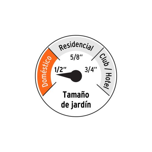 Manguera 1/2" 3 Capas, Conexiones Latón 15m - Alta Durabilidad