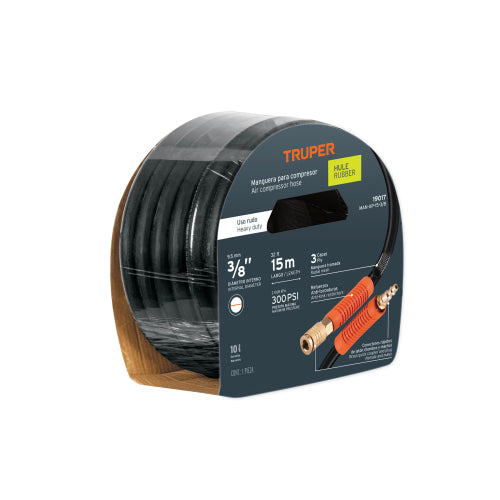 Manguera de Hule 3/8" para Compresor - Alta Presión