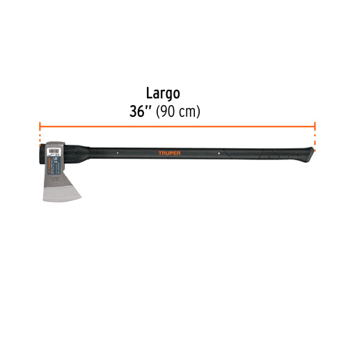Hacha de Poda ML-3M con Mango de Encino 36” - Acero al Carbono