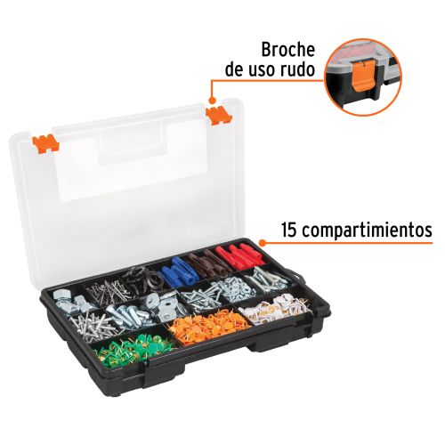 Organizador Polipropileno 15 Divisiones - 11” Compacto