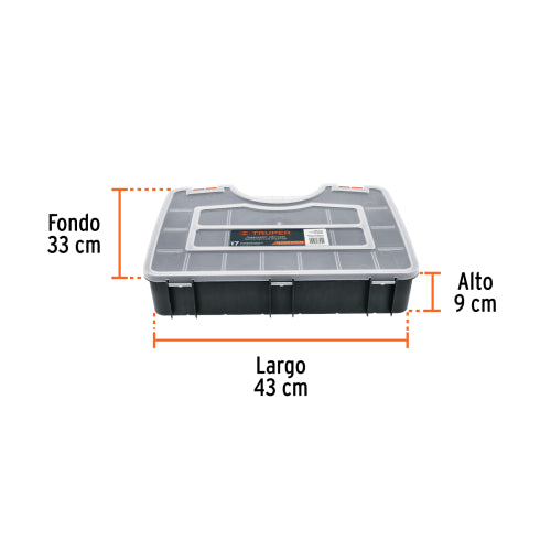 Organizador con 17 Compartimientos ORG-17X | Almacenamiento Seguro