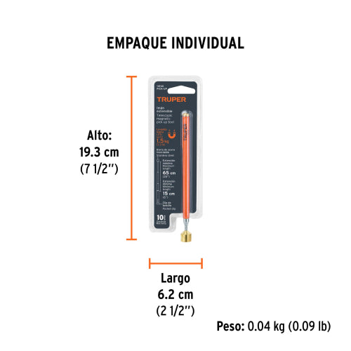 Extensión Magnetizada para Levantar Metal hasta 1.5 Kg