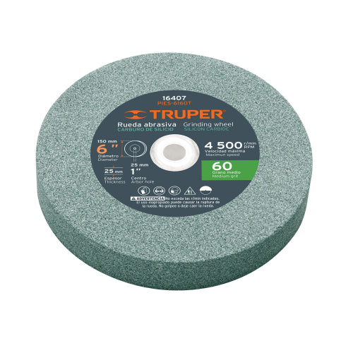 Piedra para Esmeril 6x1 Carburo de Silicio - Alta Durabilidad