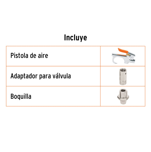 Pistola Mini Metálica para Sopletear PISO-1 - Alta Precisión