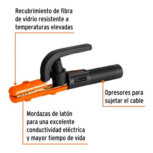 Pinza Porta Electrodo 300A | Latón Robusto