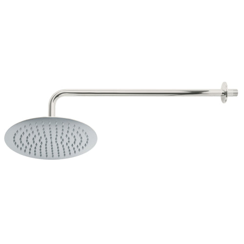 Regadera Redonda Cromada 10" de Acero Inoxidable