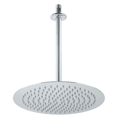 Regadera Redonda Cromada 12" - Calidad Premium