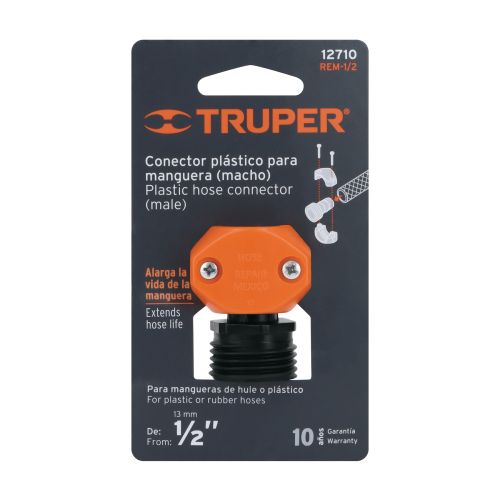 Conector Macho para Manguera REM-1/2 | Alta Durabilidad