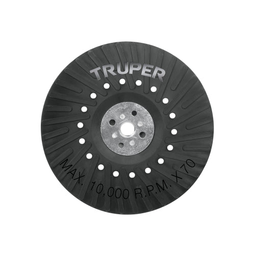 Respaldo para discos de lija 7", eje M14, TRUPER