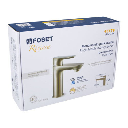 Lavabo Corto Mondomando Riviera Satin - Elegancia y Estilo