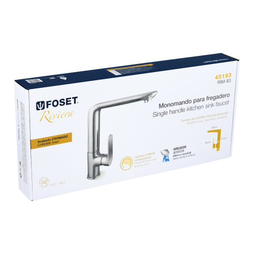 Monomando Riviera para Fregadero - Diseño Elegante