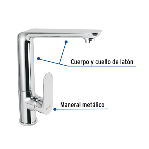 Monomando Riviera para Fregadero - Diseño Elegante