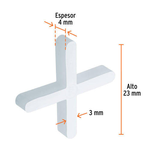 Separador de Loseta SELO-30 (Paq. 150) - Precisión 3mm