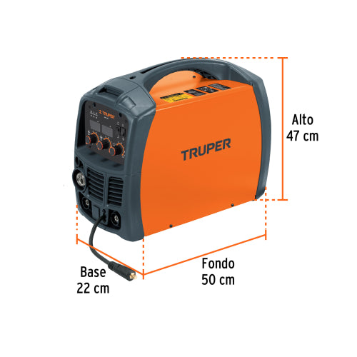 Soldadora 130 Amps para Microalambre y Electrodo - Alta Potencia