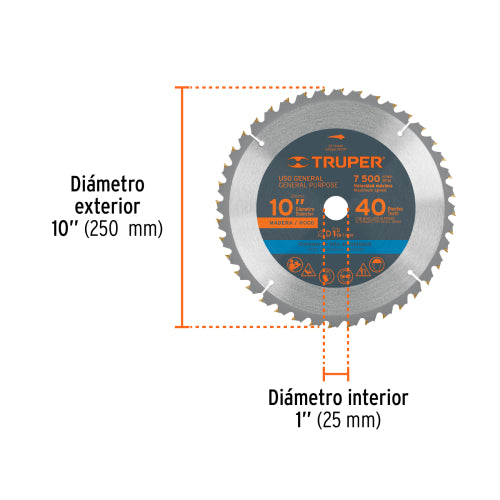 Disco de Corte 10" - Resistencia y Precisión