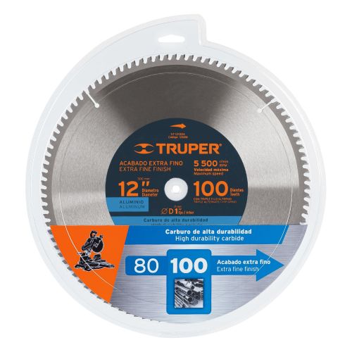 Disco de Corte Aluminio 12" 80 Dientes, Durabilidad Superior