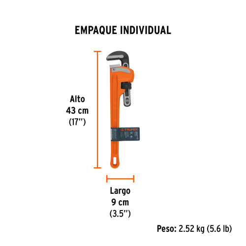 Llave Stilson STI-18: Durabilidad y Precisión en Herramientas