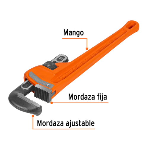 Llave Stilson STI-18: Durabilidad y Precisión en Herramientas