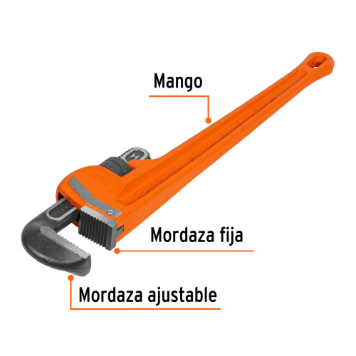 Llave Stilson Industrial STI-24 - Mordazas de Cromo Molibdeno