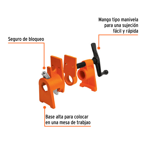 Sargento para Tubo ST - Hierro Nodular Duradero y Resistente