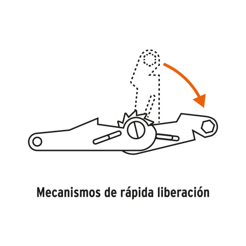 Sujetador con Matraca SU-2250C - 750 Kg de Carga