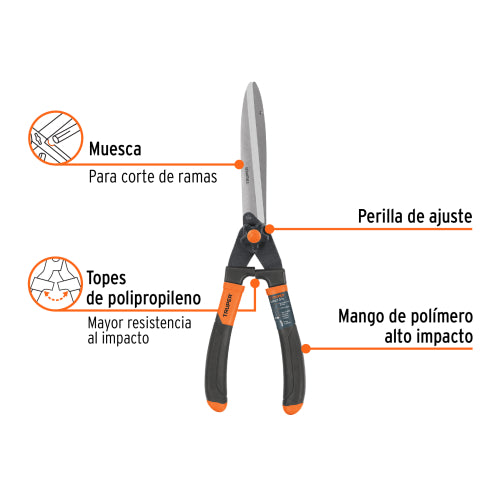 Tijera de Poda Profesional 18" - Corte Preciso y Cómodo
