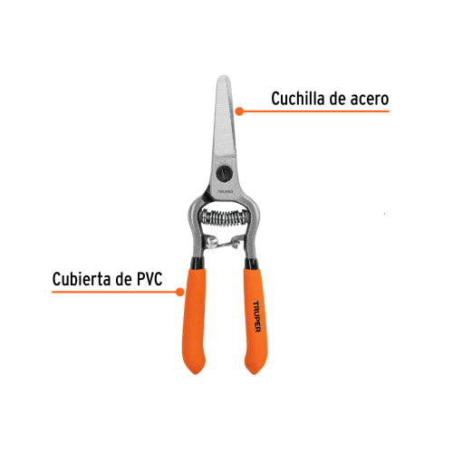 Tijera de Poda Profesional 6" - Corte Preciso y Duradero