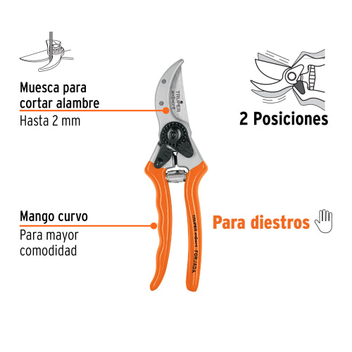 Tijeras Profesionales de Aluminio Forjado 8½' - Corte Preciso