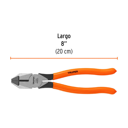 Pinza de Electricista 8" | Alta Durabilidad y Calidad