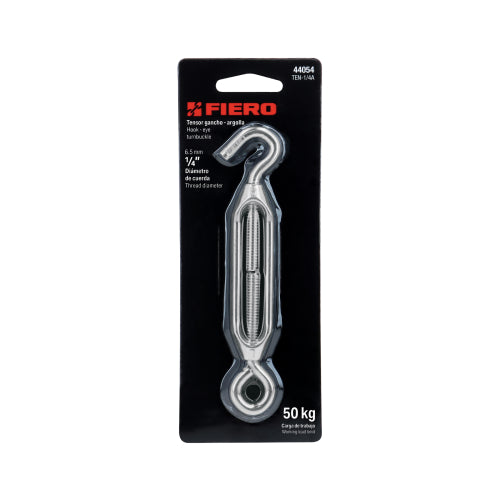 Gancho Tensor Zinc 1/4" - Ideal para Tuercas y Argollas