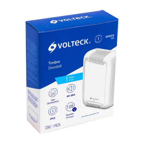 Timbre Inalámbrico Voltech - Instalación Fácil y Segura