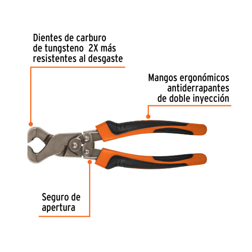 Tenaza 9" Profesional para Azulejos - Corte Preciso